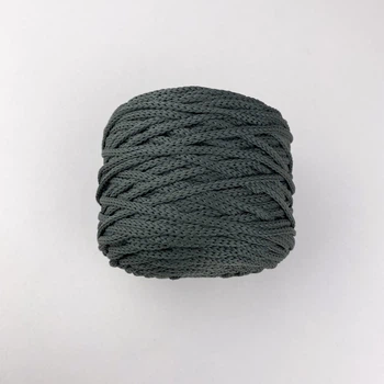Шнур софт Nobrand в'язаний 3мм поліефірний 100м сіро-оливковий №121