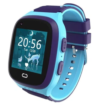 Детские смарт часы Lemfo LT-31 с GPS, 4G SIM-картой и кнопкой SOS Умные наручные часы для детей Голубой