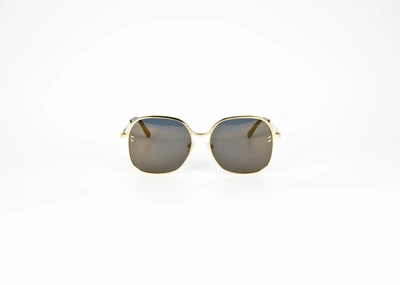 Окуляри сонцезахисні жіночі Stella McCartney SC0166S 003 з ланцюжком
