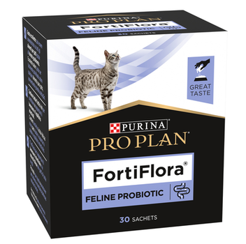Пробіотик для котів та кошенят Purina Pro Plan FortiFlora для підтримки мікрофлори шлунково-кишкового тракту 1г 1 шт