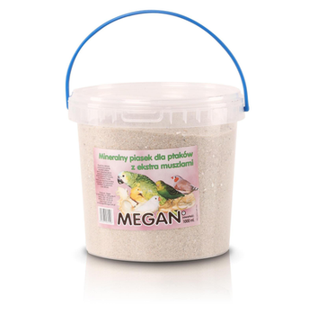Пісок з мушлями для птахів Megan 1л