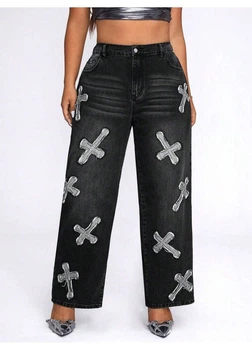 Джинсы SHEIN XL Темно-серый sz2404172138929924