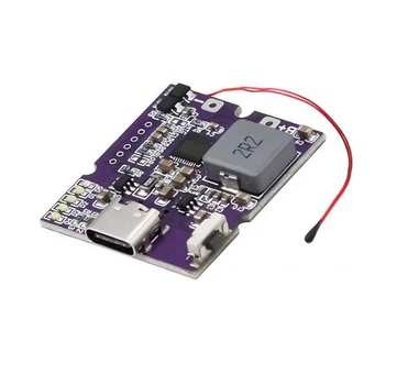 Плата для повербанка 1×USB-C, 22.5W, с цифровым индикатором, поддержка PD/QC 3.0/2.0, для Li-ion/Li-pol АКБ