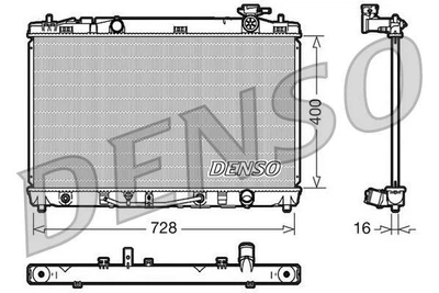 Радіатор кондиціонера (конденсор) Toyota Camry 06-14р Denso DRM50041