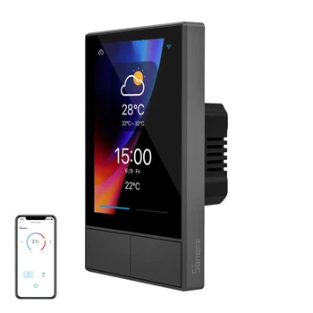 Умная панель управления WiFi Sonoff NSPanel-US Black 120mm (NSPanel-US)