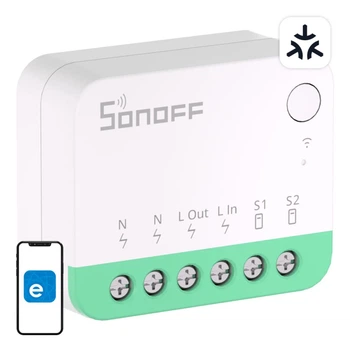 Розумний міні перемикач WiFi Sonoff MINIR4M Matter (MINIR4M)