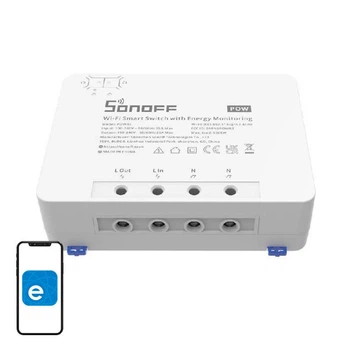 Розумний перемикач Wi-Fi Sonoff POWR3 з функцією вимірювання струму (POWR3)