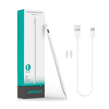 Активный стилус Joyroom JR-X9S Pro с 2 сменными наконечниками White (6956116781521)