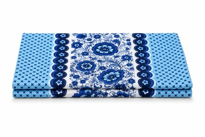 Рушник банний PERYNKA Maxi Blue Flower 45×100 см