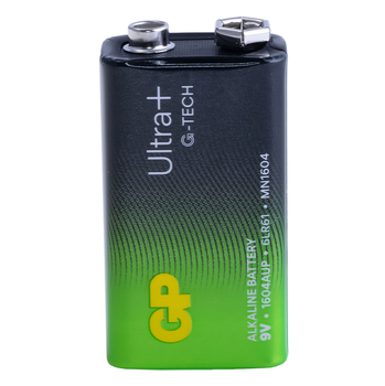 Батарейка GP 1604AUP-U1 лужна Ultra PLUS 6LF22 9V крона блістер 1/10