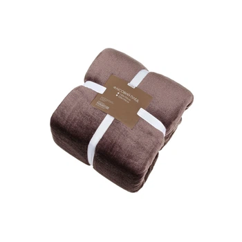 Плед Home Line флисовый темный шоколад 150х195 см (183200)