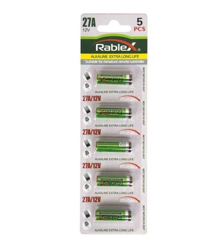 Батарейка Rablex 27А 12V блістер 5/50