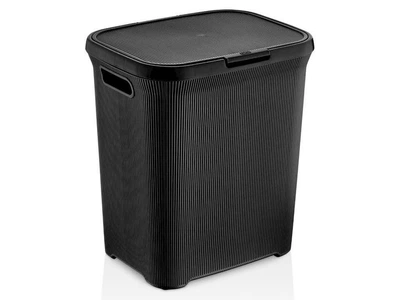 Кошик для білизни OZER 52л чорний LINE (X-86-(black))