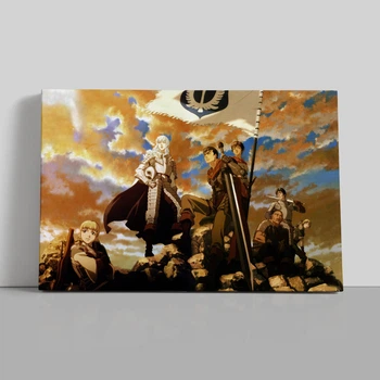 Интерьерная картина Берсерк, Банда Ястреба, Гатс, Гриффит, Berserk, аниме, 28×42 см (id1622)