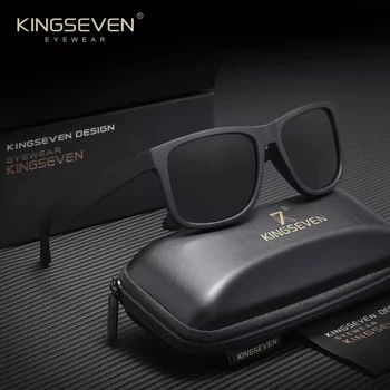 Мужские поляризационные солнцезащитные очки KINGSEVEN 765 Black Gray