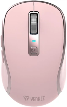 Миша бездротова Yenkee NOBLE YMS 2085PK DUAL WiFi+Bluetooth Pink (B8YX3AA#ABB)