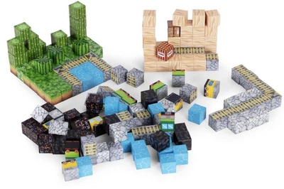 Klocki magnetyczne EcoToys Konstrukcyjne modelowanie 3D 169 elementów (HC740658) (5905817008292)