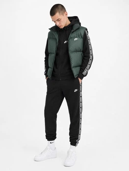 Спортивний костюм чорний+жилетка смарагдова XL hr-1493