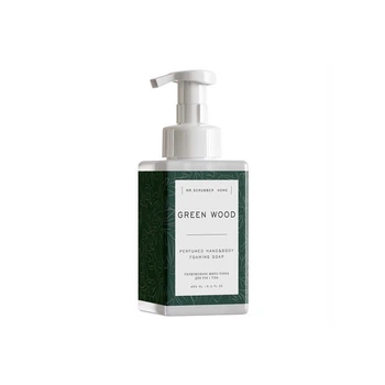 Парфумоване мило-пінка для рук і тіла Mr.SCRUBBER Perfumed Hand & Body Foaming Soap Green Wood зі свіжим деревним ароматом 450 мл