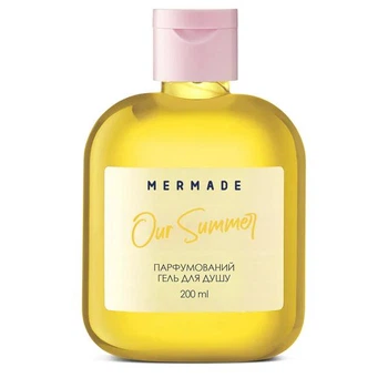 Парфюмерный гель для душа Mermade Our Summer для очищения кожи тела с тропически-цветочным ароматом 200 мл