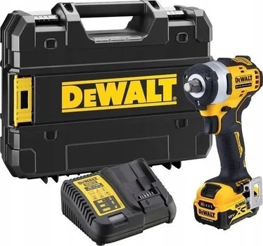Акумуляторний ударний гайковерт DeWalt 1/2" 340 Нм 12 В з акумулятором 5 Аг (DCF901P1G-QW)