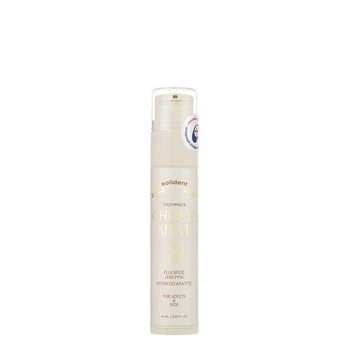 Зубная паста Solident Choco Mint Toothpaste с фтором 1450 ppm для ежедневного ухода за зубами и десной с шоколадно-мятным вкусом 60 мл