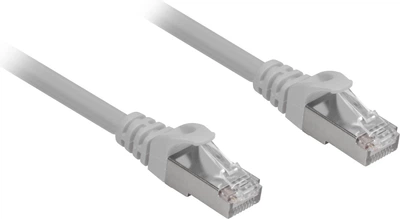 Patchcord Sharkoon Cat 6a SFTP 10 m Grey (4044951018475)