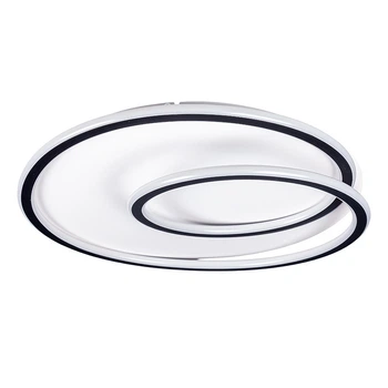 Стельова LED-люстра кругла 7871093, 88Вт, 50см, білий/чорний
