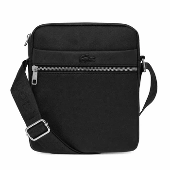 Сумка унісекс Lacoste Reporter Bag чорна LAC-024-BLK