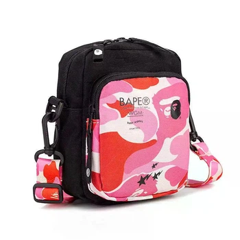 Сумка унісекс Bape A bathing Ape через плече BAPE-001-PNK