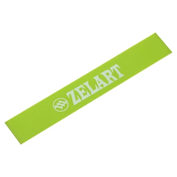 Резинка для упражнений лента сопротивления LOOP BANDS Zelart FI-6220-2 Салатовый