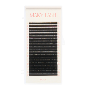 Ресницы для наращивания MARY LASH 0,07 Black Volume lashes изгиб C Mix 6-11
