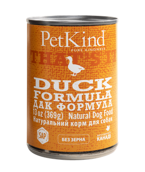 Влажный консервированный корм PETKIND DUCK FORMULA для собак 369 г, 1 шт