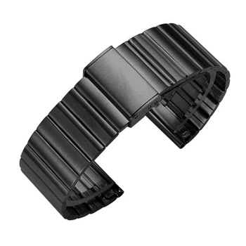Ремешок универсальный, Metal Watch Design 8, Черный - 632837