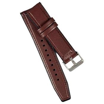 Ремешок универсальный, Leather Casual Color, Dark Brown, Коричневый - 687880