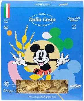 Макарони дитячі Dalla Costa Disney Mickey Mouse фігурні 250 г