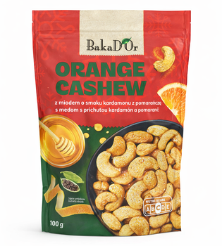 Кеш'ю BakaDor Orange Cashew з апельсином та кардамоном 100 г