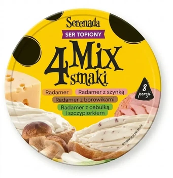 Сыр плавленный Serenada Mix 4 вкуса ассорти 140 г