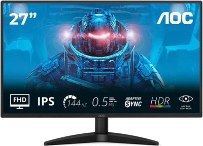 Монітор 27" AOC 27B36X (27B36X) IPS 144Hz 1920x1080 Black