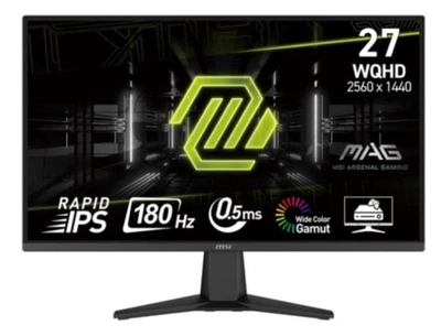 Монітор 27" MSI MAG 275QF (MAG 275QF) Rapid IPS 180Hz 2560x1440 Black
