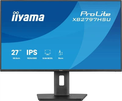 Монітор 27" iiyama XB2797HSU-B1 (XB2797HSU-B1) IPS 120Hz 1920x1080 Black