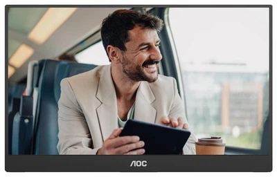 Монитор 15.6" AOC 16T20E2 IPS 60Hz 1920x1080 Black