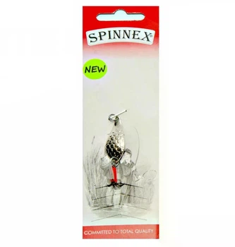 БЛЕШНЯ SPINNEX КОЛЕБАЛКА ATOM (СРІБЛО) 2g.
