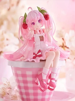 Фигурка аниме FuRyu Noodle Stopper Вокалоид Сакура Мику Sakura Miku Хацунэ Мику Hatsune Miku 2025 Ver 14 см