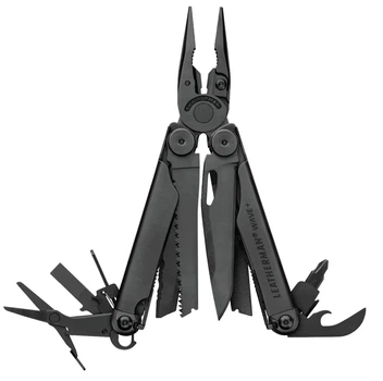 Мультитул Leatherman Wave Plus Black (18 инструментов)
