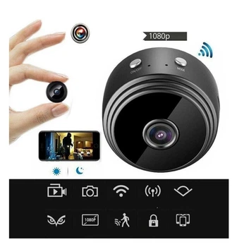 Міні камера відеоспостереження A-9 HD 1080p з передачею на телефон WiFi