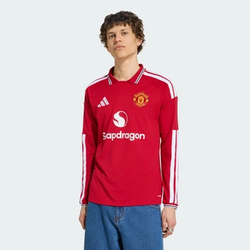 Мужское домашнее джерси с длинным рукавом Manchester United 26/27 Home adidas KC4773 (XS) красный (4069989461079)