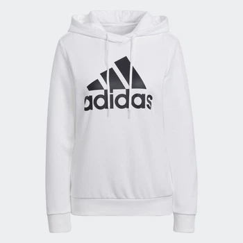 Женское худи Essentials Relaxed Logo adidas HD1800 (L) белый (4065423795298)