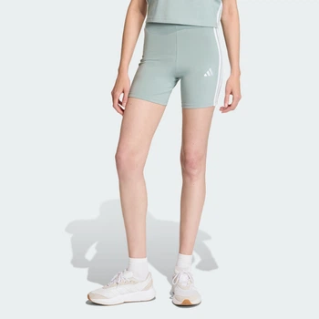 Женские велосипедки Essentials 3-Stripes High Waisted adidas KC5190 (XS) зеленый (4068805222061)