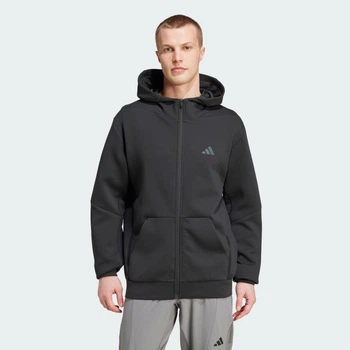 Мужская спортивная кофта Designed for Training Full-Zip adidas IY1131 (XL) черный (4067896073125)